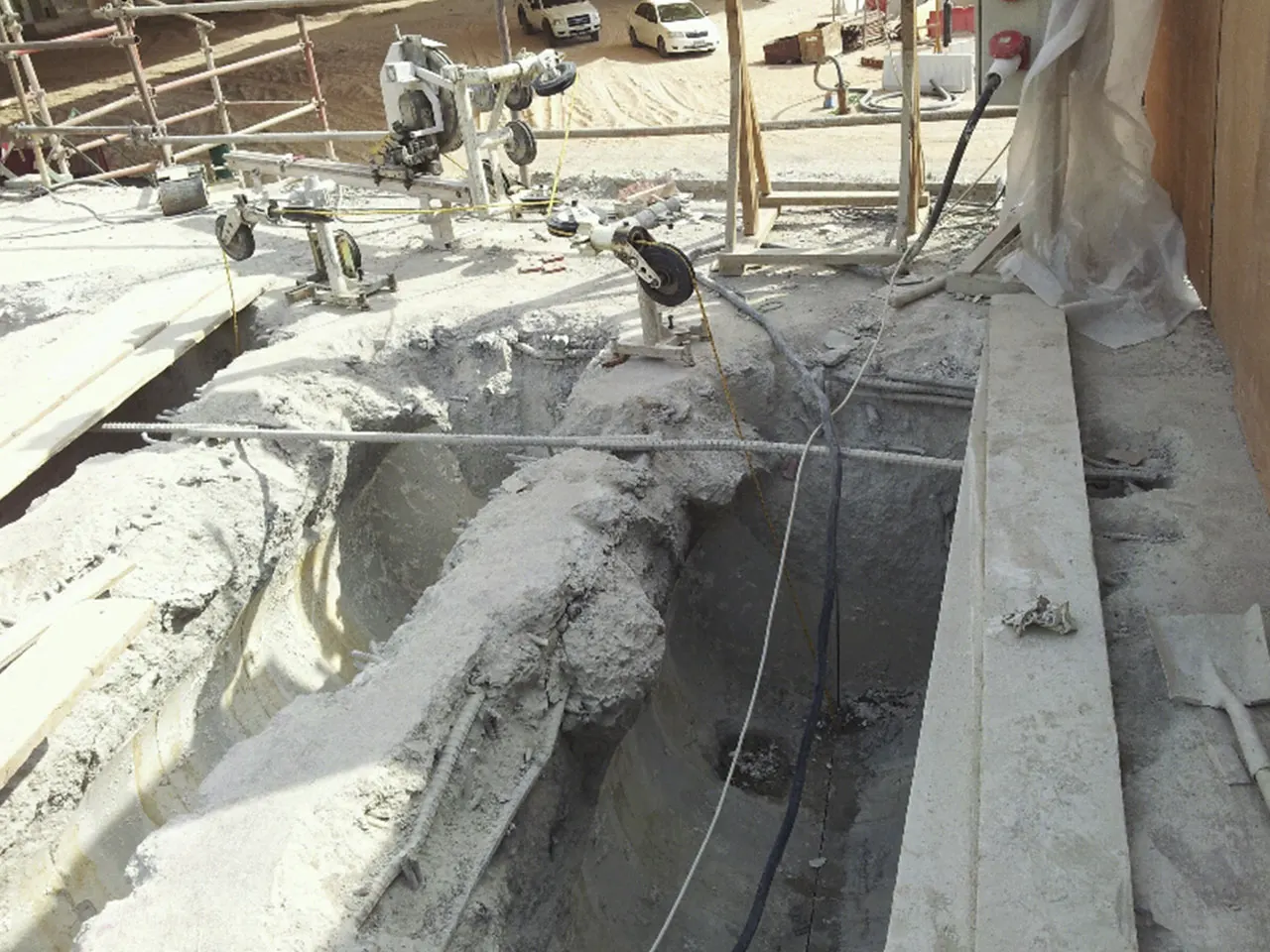 Concrete Cutting - Wire Sawing in Dubai