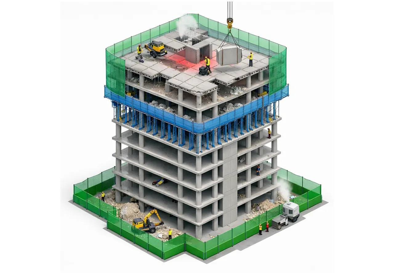 Top-Down Tower Demolition